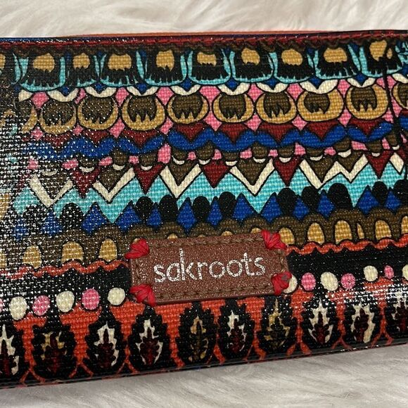 Sakroots Elephant Print Zip Around Wallet - Picture 8 of 16